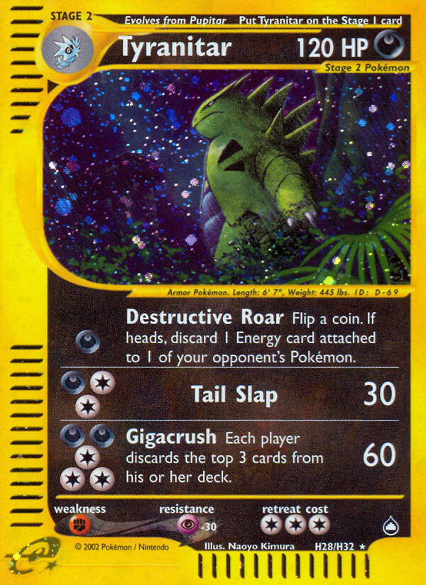 Tyranitar Reverse Holo - Expedition