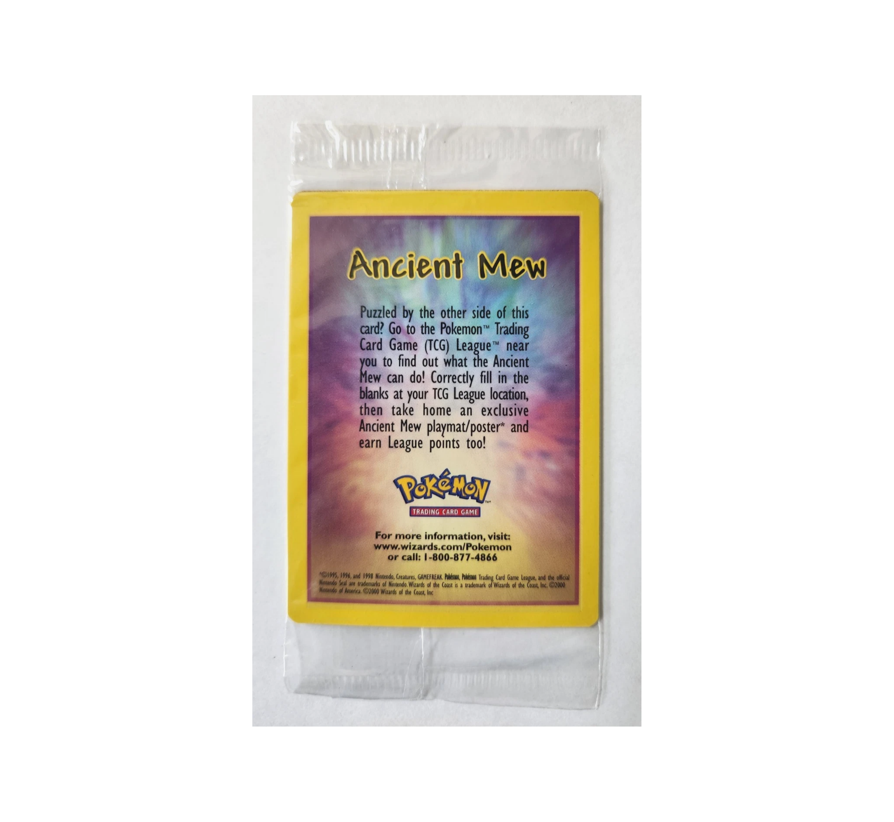 SEALED Ancient Mew Pokémon Movie Promo Card