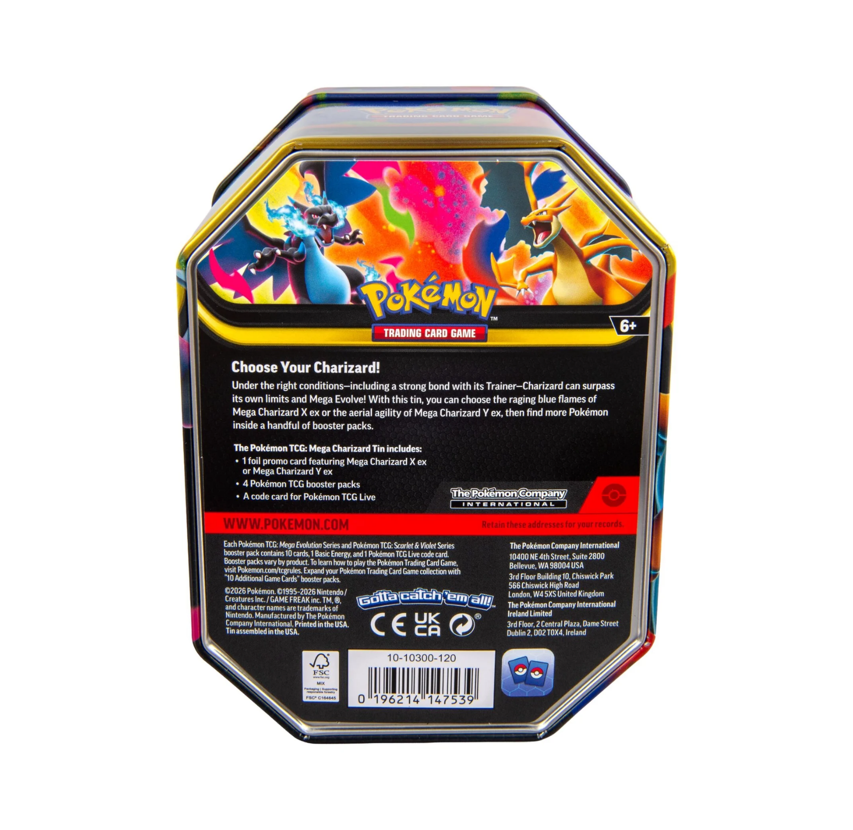Mega Charizard Tin (Mega Charizard Y)